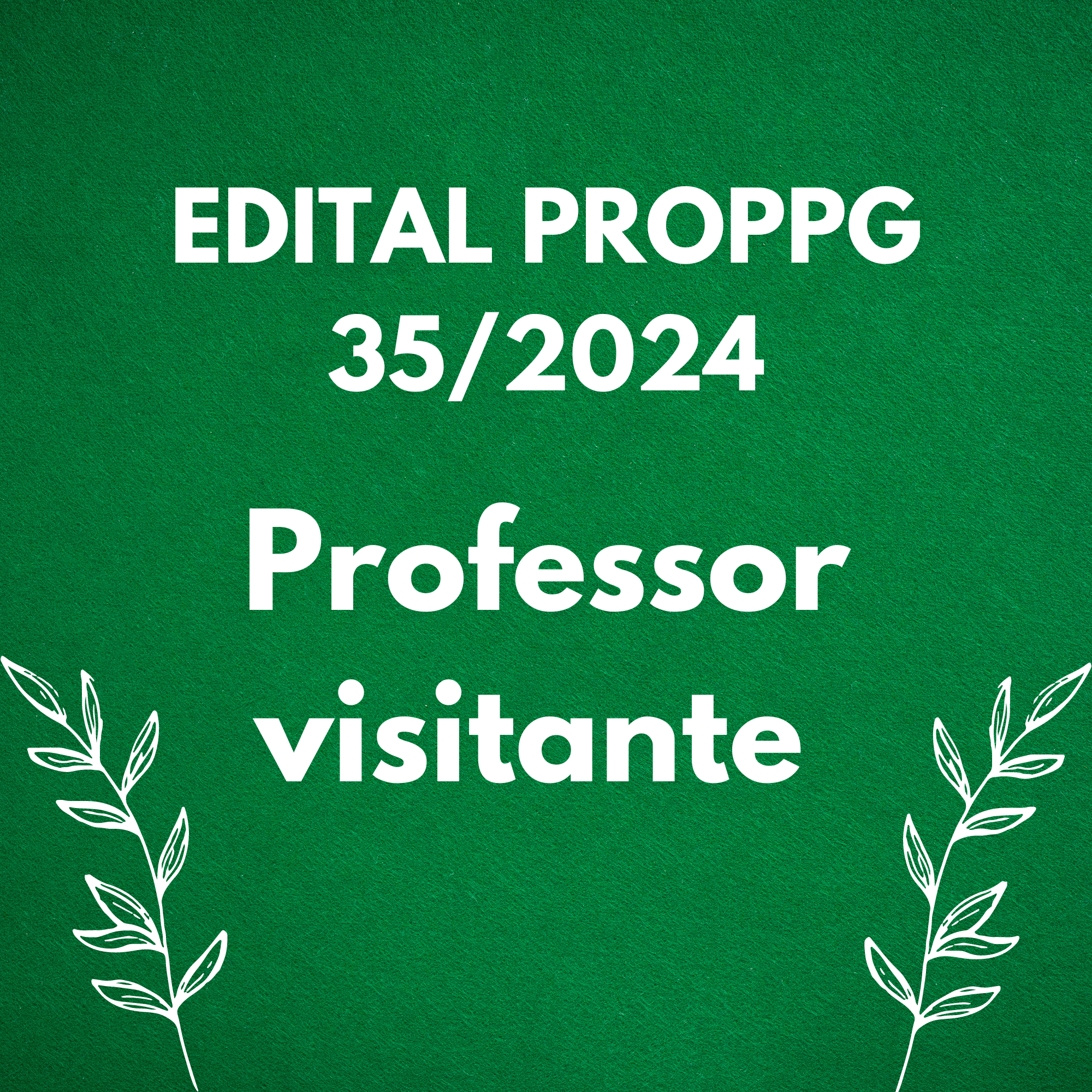 Processo Seletivo para Professores Visitantes no Programa de Pós-Graduação em Fitotecnia da UFERSA